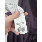 Vera Wang White  Maxi Gown Dress Women 20 Purple Ruffle Formal‎ Wedding Guest Photo 6