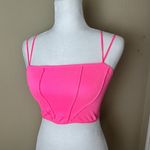 Urban Outfitters Out From Under for Hot Neon Pink Ribbed Bralette Top Size XS/S Photo 2