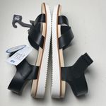 Time And Tru  Adjustable Ankle Strap So Comfortable Black Sandals Sz 8.5 NWT Photo 6