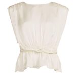 Bailey44 NWT Bailey 44 Giamina Top in Cream Satineffect Photo 1