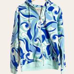 Hill House The Allie Zip-Up Jacket in Ocean Kaleidoscope Print Size S Photo 2