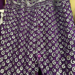 Diane Gilman NWT Vintage  1X Silk Purple Button‎ Down Blouse Office Career Wear Photo 2