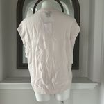 Cashmere Oversized Short Sleeve Sweater from C by Bloomingdale's Size S NWT $188 Pink Photo 3