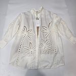 Hemant and Nandita  Lani Palm Mini Dress in White Photo 2