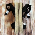 Pretty Little Thing Black Lace Up Espadrille Flatform Sandal Photo 6