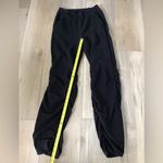 Alo Yoga  Black Soft Sculpt Ruched Sides Pant Sz M Medium Photo 3