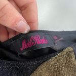 Motel Rocks Dress Womens Small Gold Colorblock Shimmer Sleeveless Party Mini Photo 2