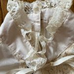 Panhandle Slim Women's Button Up Back Shirt Cream Lace/Western Sz12/34 Vintage Photo 6