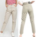 Dr Denim REVOLVE Nora Mom Jeans Buff Beige Neutral High Rise Sz 28 Photo 1