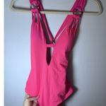 BECCA by Rebecca virtue  Sz S Grapefruit Line In Sand One Piece Swimsuit NWT Photo 2