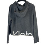 Calvin Klein CK Performance Dark Gray Cropped Logo Hoodie Women’s Size Small Photo 1