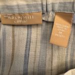 Kate Hill  Striped Linen Pants NWOT Photo 4