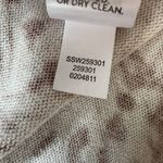 J.Jill  Women’s Ivory/Brown Butterfly Long Sleeve Knit Shirt Small Photo 6