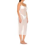 We Wore What  Sheer White Scoop Back Maxi Dress NEW Photo 1