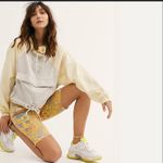 Free People We The Free Lafayette Pullover Windbreaker Sweatshirt fall casual M Yellow Size M Photo 1