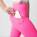 Zyia  Active Hot Pink Zipper Pocket Light n Tight Hi-Rise Crop 17" NWT Size 4 Photo 1