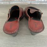 Born Slip On Clogs Red Burgundy Leather Y2K Size 9 Photo 2