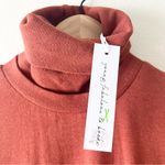 Young Fabulous and Broke XS Burnt Orange Turtleneck Tunic Length Sweatshirt Dress Photo 1