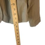 Banana Republic Women's Size 4 Striped Tan Career 2 Button Blazer Photo 6