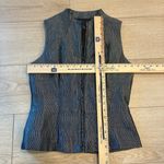 Jessica McClintock Y2K  Millennium 2000 Metallic Sleeveless Top Vest Size 8 Photo 2