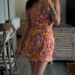 ZARA Floral Crop Top And Wrap Skirt Matching Set Photo 7