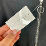 Elizabeth and James Elizabeth And‎ James Black Slim Leg Exposed Front Zipper Pant Photo 7