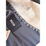 Maeve Anthropologie  Gray off white Sheer Lace Collared Button Size 12 Top NWT Photo 13