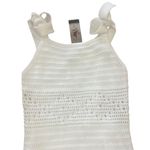 Sofia Jeans by Sofia Vegara Womens Dress Size Medium White Tie Strap Crochet Photo 3