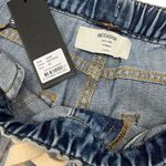 One Teaspoon New Shabbies Drawstring Boyfriend Destroyed Cuffed Montana Blue XS Photo 11