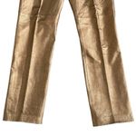Blushe Vintage Leather Pants Women’s Size 8 Bronze Gold Classic Fit Chic Brown Photo 2