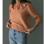 Doen Azaria Alpaca Blend Coral Sweater Womens XS Salmon Pink Orange NWT Photo 5