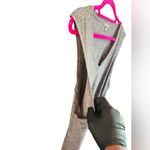 Peace & Pearls  Heathered Gray Tank Top Plus Size 2X Tie Front V-Neck Sleeveless Photo 3