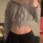 Tilly's Cropped Zip Up Hoodie Photo 0
