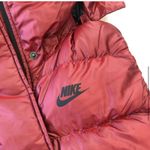 Nike NWT NSW red down filled vest ~ S Photo 5