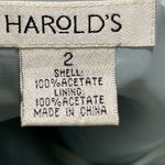 Harold's Strapless Party Dress Bridesmaid Brocade Blue Taupe Size 2 Photo 2