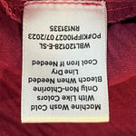 Evereve  Women Large Magenta Textured Long Sleeve Blouse Top Photo 7