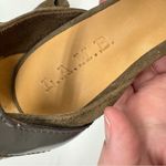 L.A.M.B. Olive Green & Grey Leather Contrast Stiletto Heels Womens 6 Y2K Suede Photo 1