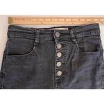 Garage  Jeans‎ Women's Sz 3 Black High Waist Skinny Stretch Denim Distressed Goth Photo 6