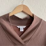 Athleta  Clarity V-Neck Sweatshirt Rustic Beige Photo 7