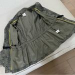 Rebecca Taylor  Digital Print Snakeskin Olive Military Jacket Size XS Photo 5