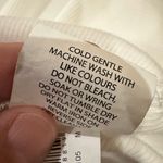 DISSH Troy White Ribbed Cotton Tank Top Size Medium Scoop Neck Minimalist Basic Photo 9