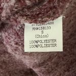 Staccato  Sweater Women's Small Red Cable‎ Knit Cozy Long Sleeve Henley Soft Photo 6