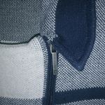 CHAPS  2X Navy Buffalo Plaid Side Zip Vest Plus Photo 4