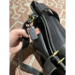 Coach Vintage Black  Soho Waverly Glovetanned Leather Tote Purse Made In USA Photo 5