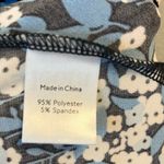 Leota  Dress Perfect Wrap Ruffle Sleeve Dress in Calico Blue Sz S EUC Work Office Photo 9