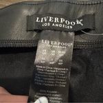 Liverpool NWT  Los Angeles Black Faux Leather Skirt Photo 3