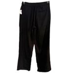 Old Navy NWT  Extra High Rise Taylor Wide Leg Trousers Black Linen Blend Sz Small Photo 1