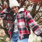 Wild Fable  - Plaid BomberJacket Size M Photo 0