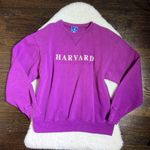 Champion Vintage Purple Made in USA Harvard Embroidered Crewneck Sweatshirt Photo 0