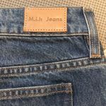 Anthropologie M.i.h Cult Jean Straight Mid Rise Rigid Denim Blitz Wash 90s Vintage Fit Anthro Photo 9